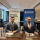 EDEDER Chairman Doğa Can Bayram and Vice Chairman Ramazan Kaya at the press meeting