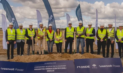 Groundbreaking ceremony for Greenvolt's Siedlce battery storage project in Poland
